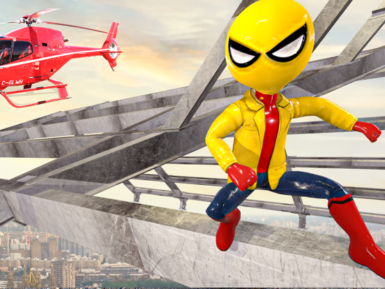 Screenshot #5 pour Fly Stickman Spider Rope Hero