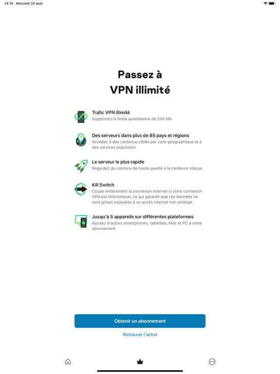 Screenshot #6 pour Kaspersky VPN Connection