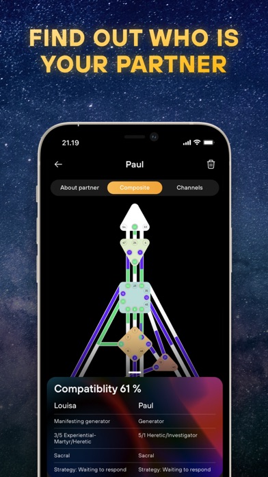 Humanify - Human Design iPhone app afbeelding 9
