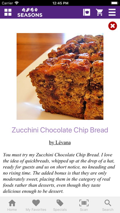 Screenshot 4 of Seasons Kosher App