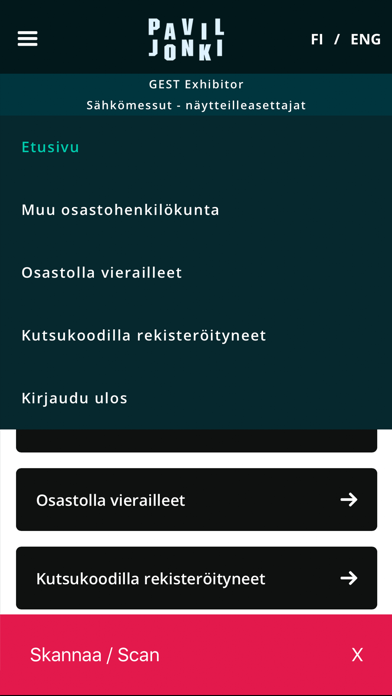 Screenshot #2 pour Paviljonki Exhibitor App