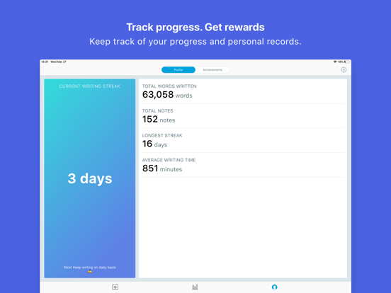 Morning Pages – Daily Journal iPad screenshot 5 - Health & Fitness app