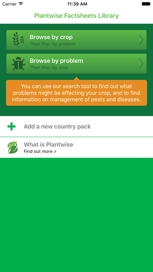 #1. PlantwisePlus Factsheets (iOS) By: CABI App
