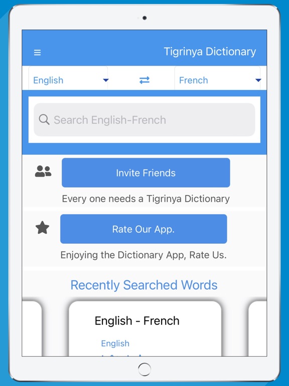 Tigrinya AI: Tigrinya AI Chat iPad app afbeelding 1