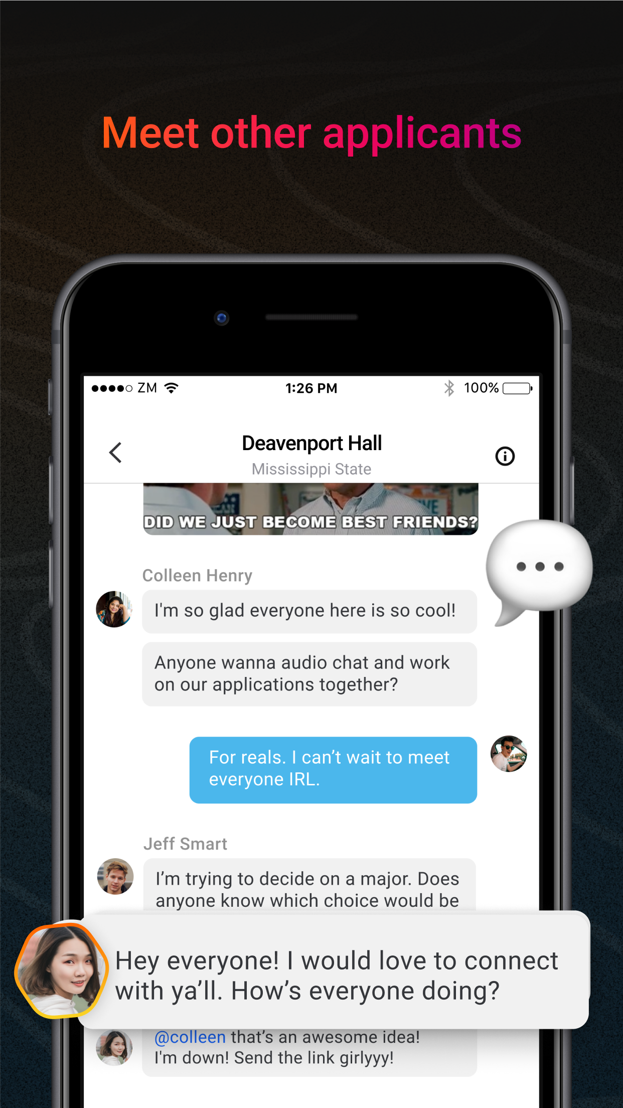 ZeeMee: Meet College Friends screenshot 4