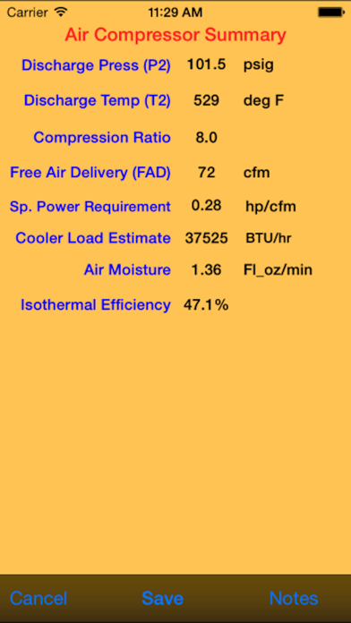 Screenshot #2 pour Compressor Capacity