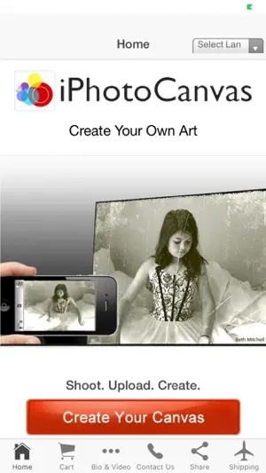 iPhotoCanvas screenshot 1