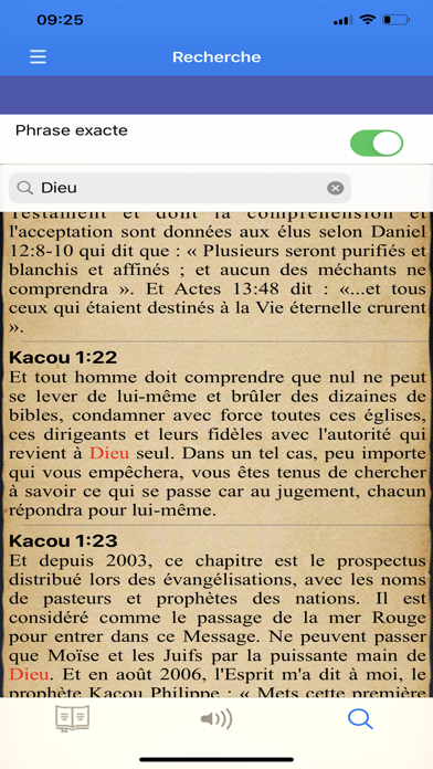 Matthieu 25:6 Screenshot