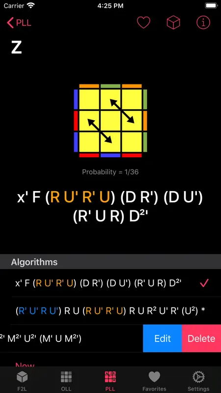 Cube CFOP: F2L, OLL & PLL screenshot 5 of 6