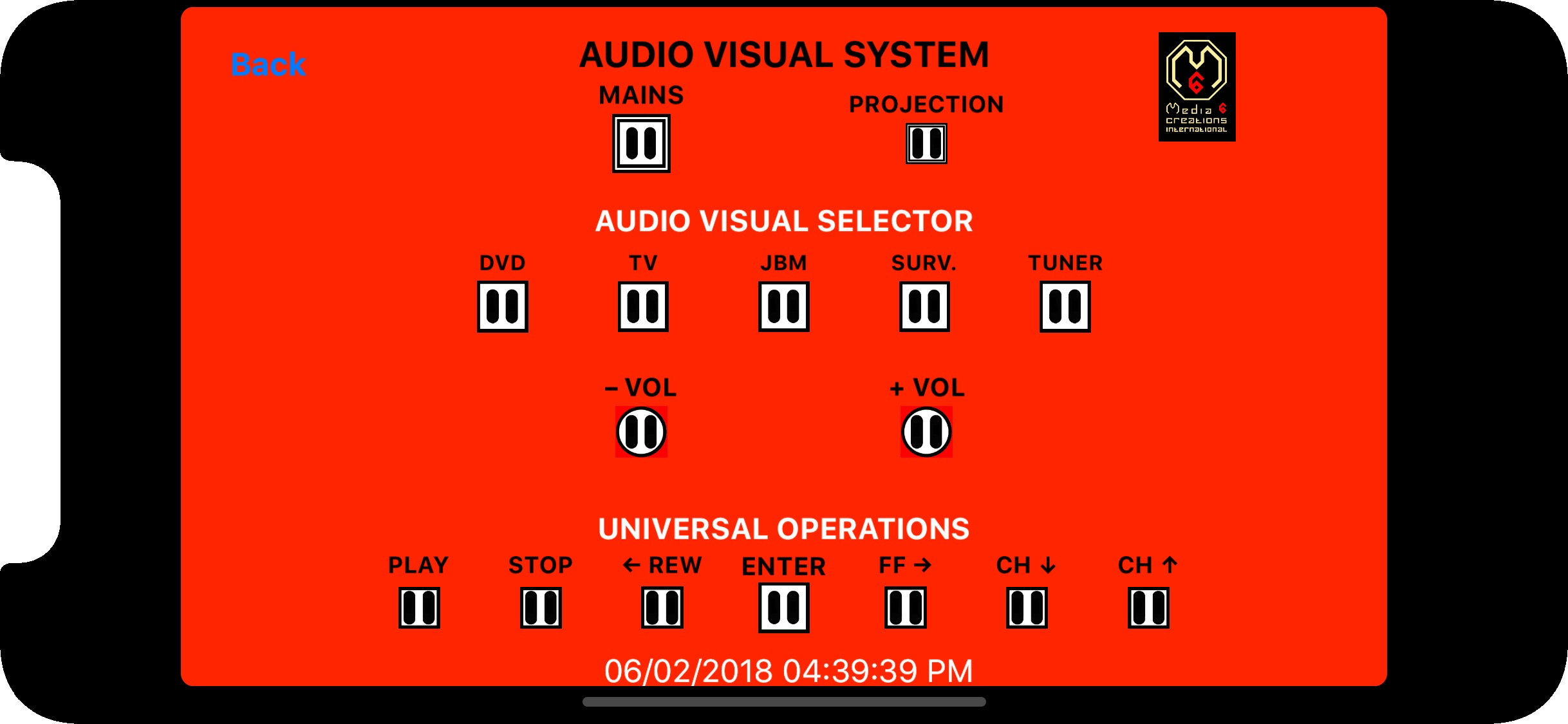 Media 6 Automation System screenshot 2