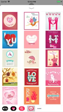 Happy Valentines Day -Stickers iPhone image 2