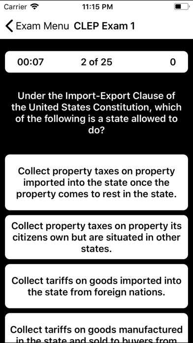 Screenshot #1 pour CLEP Business Law Prep