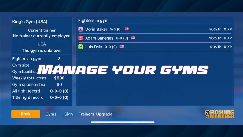 Boxing Manager screenshot 3