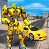 Car Crash: Robot bus simulator icon