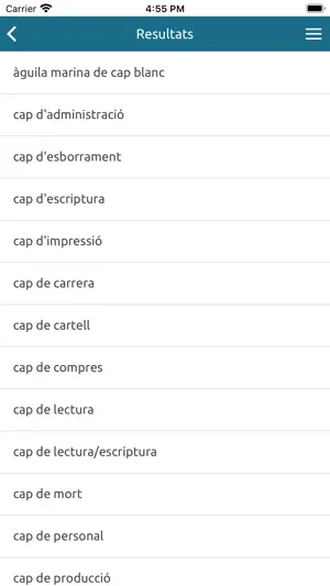 Portal Terminològic Valencià screenshot 3