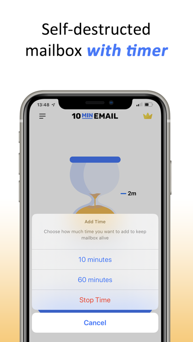 10 Minute - Temp Mail Address Screenshot