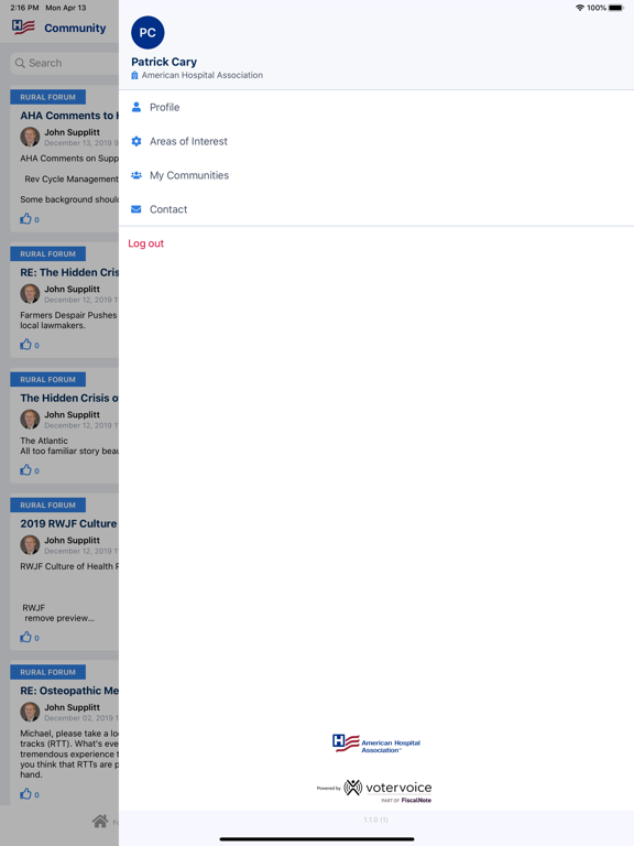My AHA Connect iPad screenshot 4 - Medical app