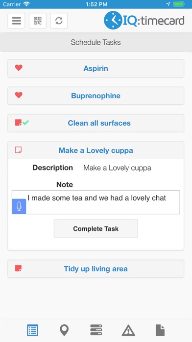 IQTimecard Screenshot