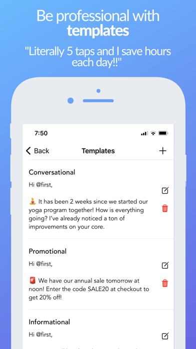 Fext | SMS & Mass Text Message Screenshot