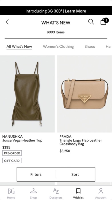 Bergdorf Goodman Screenshot
