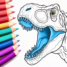 Dino Coloring Game Draw Fun