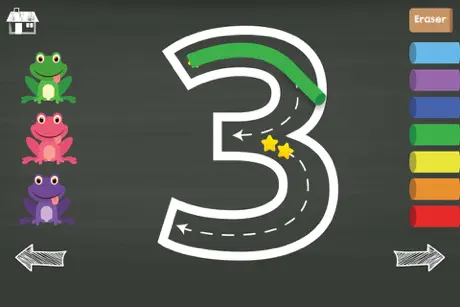 Trace Numbers • Kids Learning
