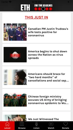 End Time Headlines screenshot 1