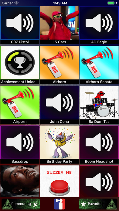 Screenshot #1 pour MLG Soundboard Ultimate Memes