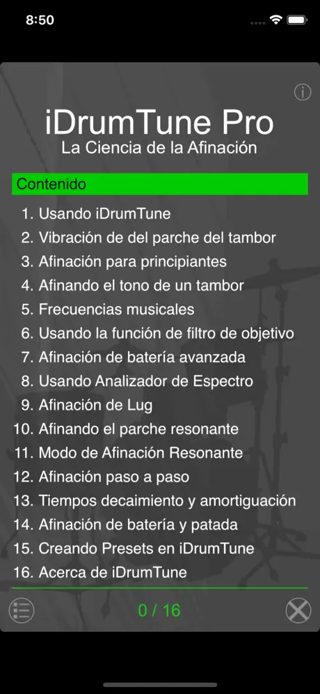 iDrumTune Afinador de Batería