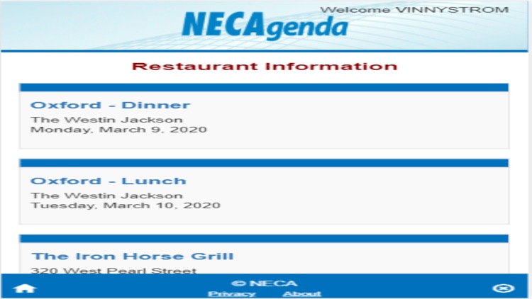 NECAgenda screenshot-3
