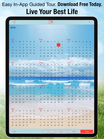 MyBestLife Calendar iPad screenshot