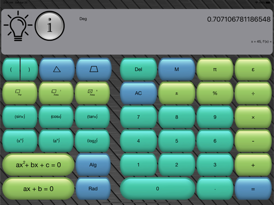 Calculator - Andulator iPad screenshot
