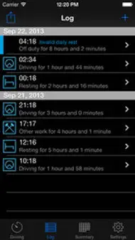 TruckerTimer iphone bilder 3