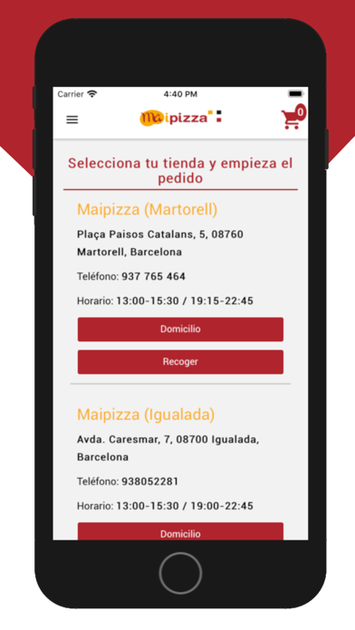Screenshot #3 pour MaiPizza