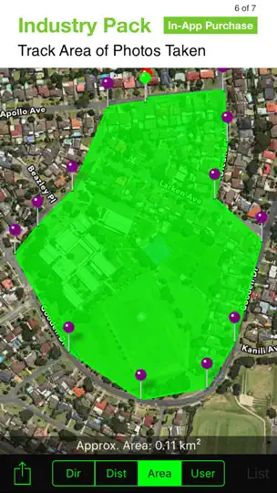 Screenshot von Solocator - GPS Field Camera auf dem iPhone 9
