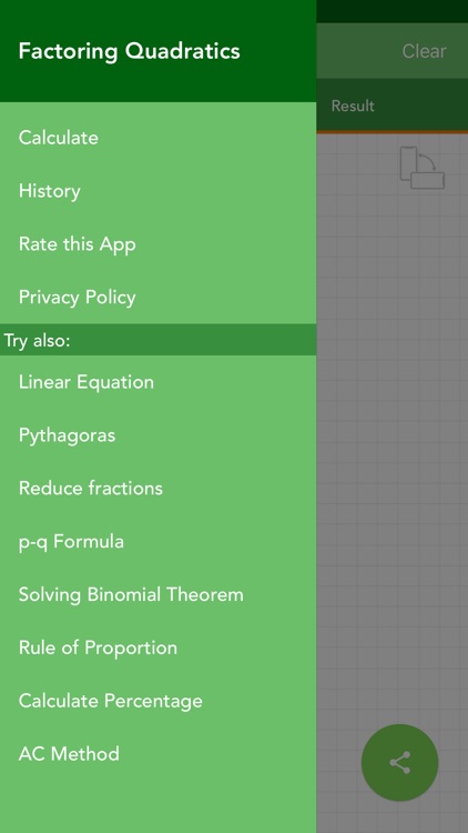 Factoring Quadratics PRO screenshot-0