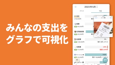 家計簿を共有！人気かけいぼ Sharerooのおすすめ画像2