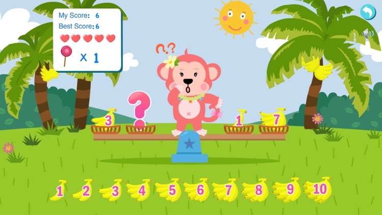 Monkey Math Balance for Kids screenshot-3