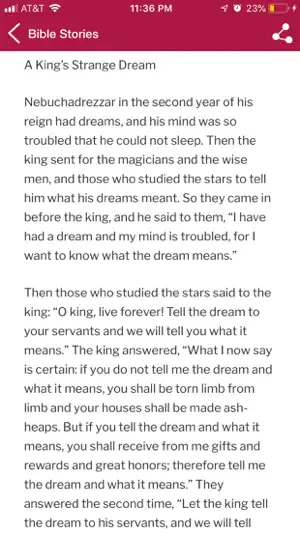 Daily Bible Stories screenshot 1