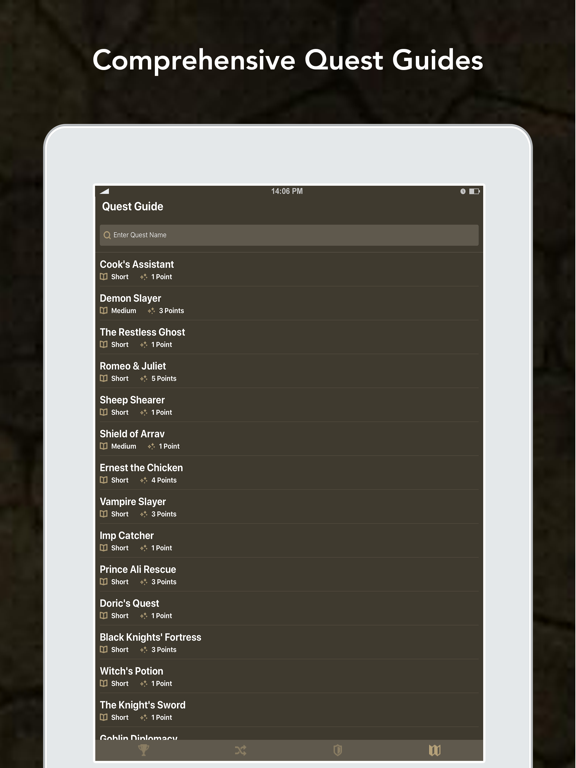 Tools for Old School Runescape iPad screenshot