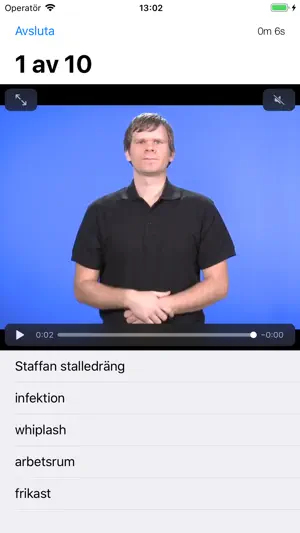 Svenskt teckenspråkslexikon screenshot 4