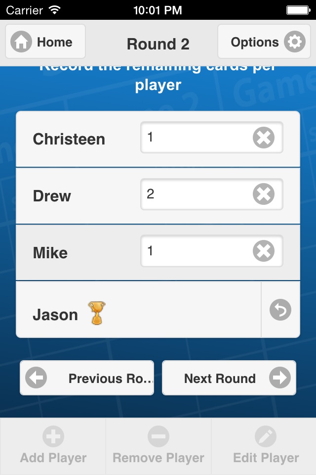 Poker Pool Scorecard screenshot 2