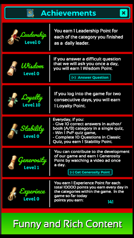 #8. Literature Quiz Game (iOS) От: Sumeyye Gumus Uzun