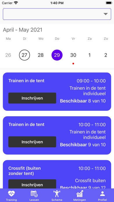 RAF Sport Screenshot