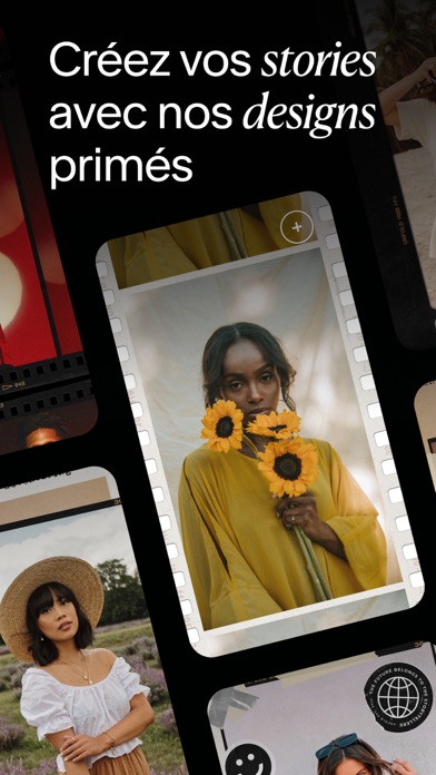 Screenshot #1 pour Unfold: Collage Photos & Reels