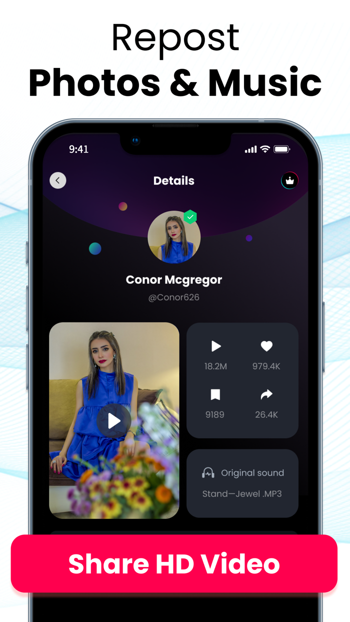 Reposter Repost, No Watermark