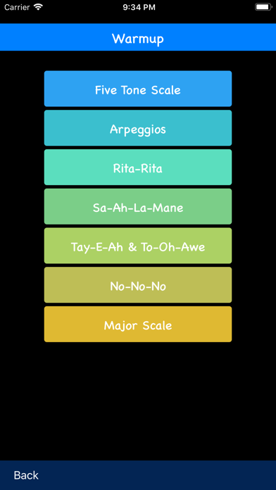 Screenshot #2 pour Ultimate Voice Warmup