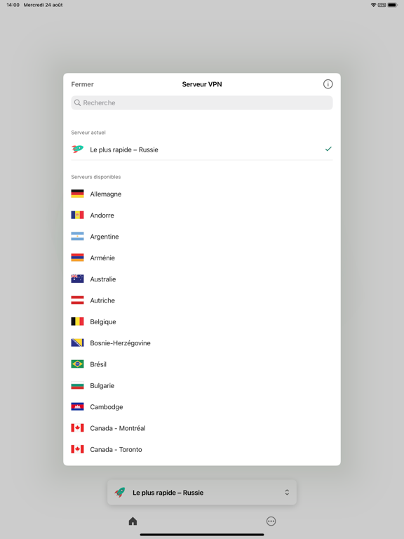 Screenshot #5 pour Kaspersky VPN Connection