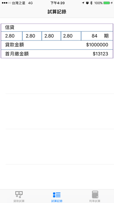Screenshot #3 pour 貸款計算機