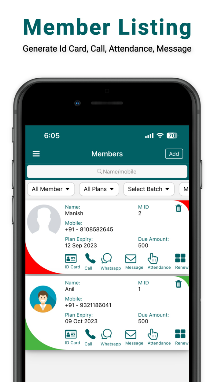 GymBook Gym Management App